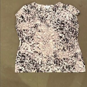 Women's Cotton Abstract Print Top XL